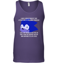 I Have A Brain Parasite That Attracts Me To The Sonic Franchise Tank Top - NFLFanGift