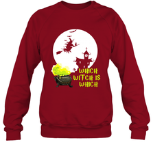 Which Witch Is Witches Halloween Costume Halloween Witches Teacher Crewneck Sweatshirt - NFLFanGift