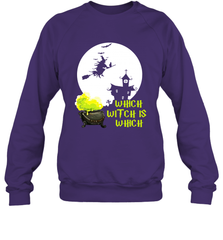 Which Witch Is Witches Halloween Costume Halloween Witches Teacher Crewneck Sweatshirt - NFLFanGift