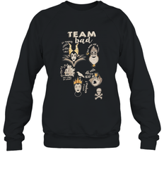 Disney Villains Night Team Bad FUnny Halloween Maleficent Witch Costume Crewneck Sweatshirt - NFLFanGift