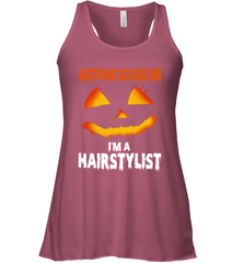 Nothing Scares Me Im A Hairstylist Funny Halloween Costume Racerback Tank - NFLFanGift