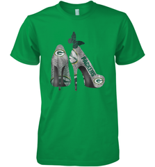 NFL Green Bay Packers Rhinestone High Heels Men's Premium T-Shirt - NFLFanGift