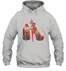 NFLTampa Bay Buccaneers High Heel Butterfly Rhinestone Tide Hoodie - NFLFanGift