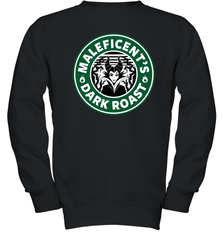 Starbucks Coffee Disney Villains Cruella de Vil Maleficents Dark Roast Youth Sweatshirt - NFLFanGift