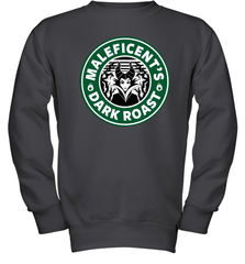 Starbucks Coffee Disney Villains Cruella de Vil Maleficents Dark Roast Youth Sweatshirt - NFLFanGift