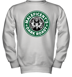 Starbucks Coffee Disney Villains Cruella de Vil Maleficents Dark Roast Youth Sweatshirt - NFLFanGift