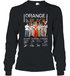 Orange is the new black signature Long Sleeve T-Shirt - NFLFanGift