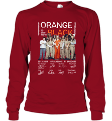Orange is the new black signature Long Sleeve T-Shirt - NFLFanGift