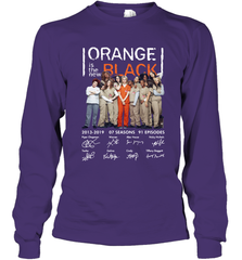 Orange is the new black signature Long Sleeve T-Shirt - NFLFanGift
