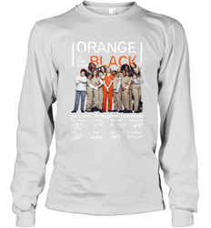Orange is the new black signature Long Sleeve T-Shirt - NFLFanGift