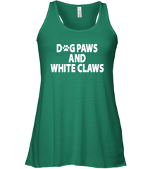 Dog Paws And White Claws Racerback Tank - NFLFanGift