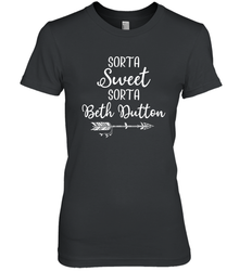 Beth Dutton Sorta Sweet Sorta Beth Dutton Women's The Boyfriend Tee - NFLFanGift