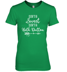 Beth Dutton Sorta Sweet Sorta Beth Dutton Women's The Boyfriend Tee - NFLFanGift