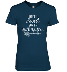 Beth Dutton Sorta Sweet Sorta Beth Dutton Women's The Boyfriend Tee - NFLFanGift