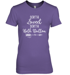 Beth Dutton Sorta Sweet Sorta Beth Dutton Women's The Boyfriend Tee - NFLFanGift
