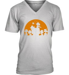 Snoopy Charlie Brown Halloween Costume Men's Vneck - NFLFanGift