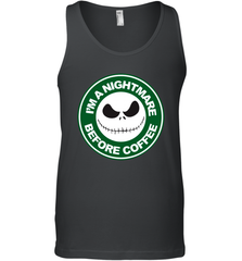 Starbucks Inspired Jack Skellington Coffee I'm A Nightmare Before Coffee Tank Top - NFLFanGift