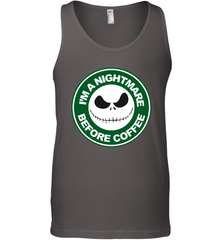 Starbucks Inspired Jack Skellington Coffee I'm A Nightmare Before Coffee Tank Top - NFLFanGift