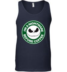 Starbucks Inspired Jack Skellington Coffee I'm A Nightmare Before Coffee Tank Top - NFLFanGift