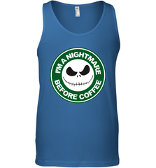 Starbucks Inspired Jack Skellington Coffee I'm A Nightmare Before Coffee Tank Top - NFLFanGift