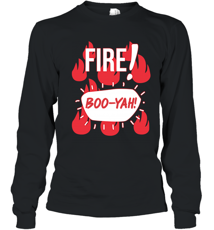 FIRE TACO SAUCE Boo Yah Halloween Costumes Youth Long Sleeve T-Shirt - NFLFanGift
