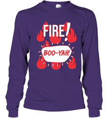FIRE TACO SAUCE Boo Yah Halloween Costumes Youth Long Sleeve T-Shirt - NFLFanGift