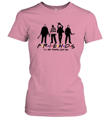 Horror Friends Jason Voorhees Freddy Krueger Texas Chain Saw Michael Myers Shirt Women's T-Shirt - NFLFanGift