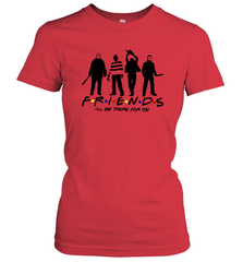 Horror Friends Jason Voorhees Freddy Krueger Texas Chain Saw Michael Myers Shirt Women's T-Shirt - NFLFanGift