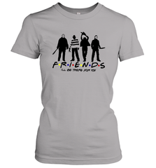 Horror Friends Jason Voorhees Freddy Krueger Texas Chain Saw Michael Myers Shirt Women's T-Shirt - NFLFanGift