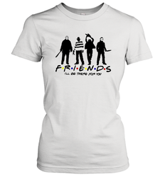 Horror Friends Jason Voorhees Freddy Krueger Texas Chain Saw Michael Myers Shirt Women's T-Shirt - NFLFanGift