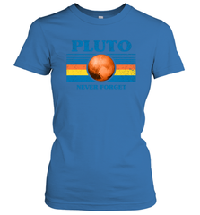 Never Forget Pluto Space Women's T-Shirt - NFLFanGift