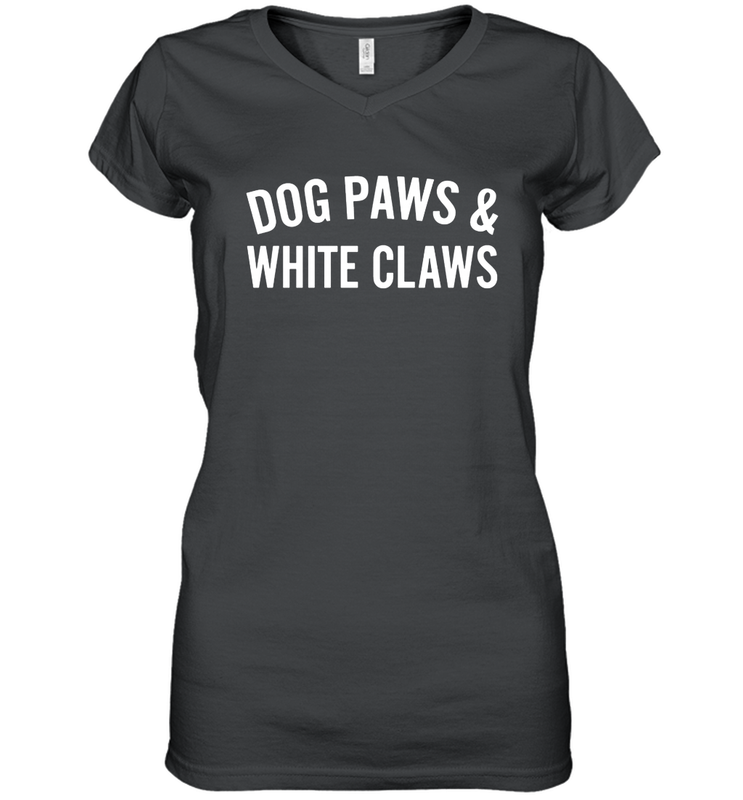 Dog Paws And White Claws 1 Women's Vneck - NFLFanGift