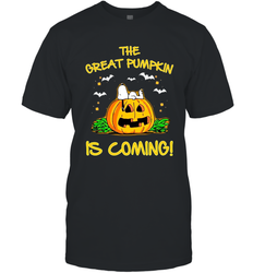 The Great Pumpkin Is Coming Snoopy Halloween Men's T-Shirt - NFLFanGift