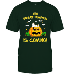 The Great Pumpkin Is Coming Snoopy Halloween Men's T-Shirt - NFLFanGift