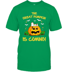The Great Pumpkin Is Coming Snoopy Halloween Men's T-Shirt - NFLFanGift