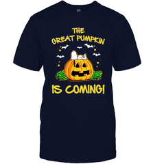 The Great Pumpkin Is Coming Snoopy Halloween Men's T-Shirt - NFLFanGift