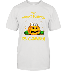 The Great Pumpkin Is Coming Snoopy Halloween Men's T-Shirt - NFLFanGift