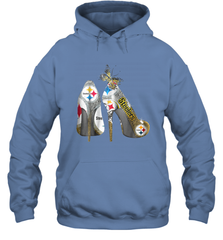 Pittsburgh Steeler High Heel Butterfly Rhinestone Tide Hoodie - NFLFanGift