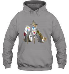 Pittsburgh Steeler High Heel Butterfly Rhinestone Tide Hoodie - NFLFanGift