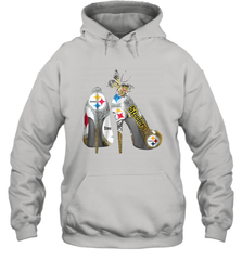 Pittsburgh Steeler High Heel Butterfly Rhinestone Tide Hoodie - NFLFanGift