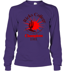 Ricks College Youth Long Sleeve T-Shirt - NFLFanGift