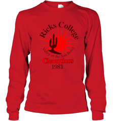 Ricks College Youth Long Sleeve T-Shirt - NFLFanGift