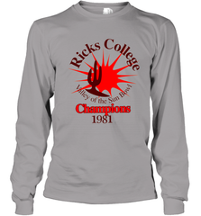 Ricks College Youth Long Sleeve T-Shirt - NFLFanGift