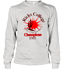 Ricks College Youth Long Sleeve T-Shirt - NFLFanGift