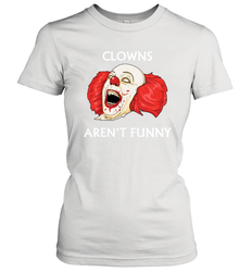 Halloween Clowns Aren't Funny Women's T-Shirt - NFLFanGift