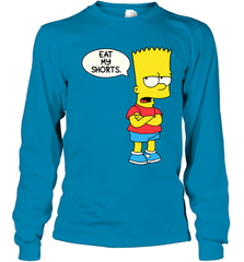 The Bart Simpson School Ban of 1990 Eat My Shorts Youth Long Sleeve T-Shirt - NFLFanGift