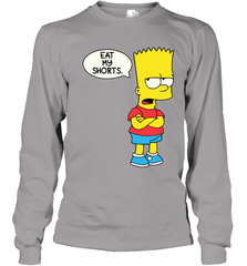 The Bart Simpson School Ban of 1990 Eat My Shorts Youth Long Sleeve T-Shirt - NFLFanGift