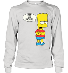 The Bart Simpson School Ban of 1990 Eat My Shorts Youth Long Sleeve T-Shirt - NFLFanGift