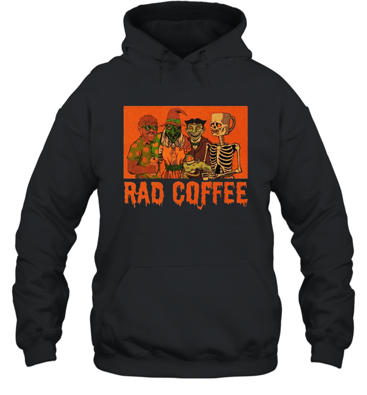 Rad Coffee Halloween Hoodie - NFLFanGift
