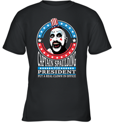 Captain Spaulding For President Youth T-Shirt - NFLFanGift